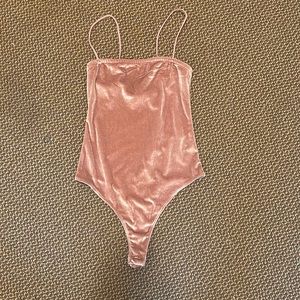 Velvet Pink Bodysuit